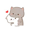 Cute Cats Peach and Goma emoji 🥰