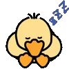 Duck Emoji emoji 😴