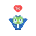 Duolingo emoji ♥️