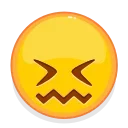 Стікер Animated Emoji 😖
