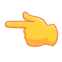 Стікер Animated Emoji 👈