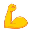 Стікер Animated Emoji 💪