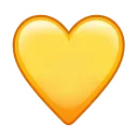 Стикер Animated Emoji 💛