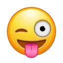 Стікер Animated Emoji 😜