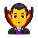 Стікер Animated Emoji 🧛‍♂️