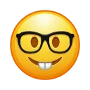 Стикер Animated Emoji 🤓