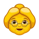 Стікер Animated Emoji 👵