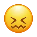 Стикер Animated Emoji 😖