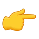 Стікер Animated Emoji 👉