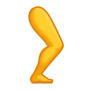 Стикер Animated Emoji 🦵