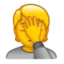 Стикер Animated Emoji 🤦