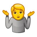 Стікер Animated Emoji 🤷