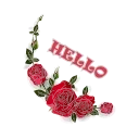 Animated Flowers stiker ☺️