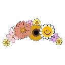 Стікер Animated Flowers 🤨