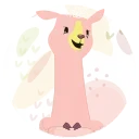 Animated Lama Daniella emoji ☺️