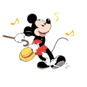 Эмодзи телеграм Mickey Mouse