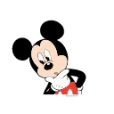 Емодзі телеграм Mickey Mouse