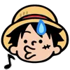 One Piece emoji 😗