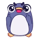 Penguin emoji 🖕