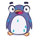 Penguin emoji 😓