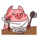 Animated Pig Valera ( , ) emoji 🥺