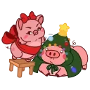 Емодзі Animated Pig Valera ( , ) 🐽