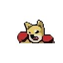 Эмодзи Animated Pixel Dog 🐶