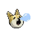 Емодзі Animated Pixel Dog 🐶