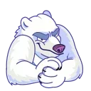 Эмодзи Polar Bear 😏