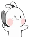 Animated Rabbit emoji 😗