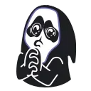 Animated Scream sticker 🥺