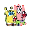 Эмодзи Sponge Bob 