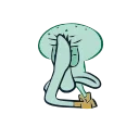 Telegram emoji Squidward