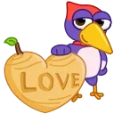 Telegram emoji Woodpecker
