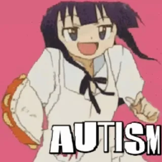Anime Autistic City sticker 🧠