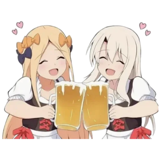 Емодзі Аниме пиво 🍻