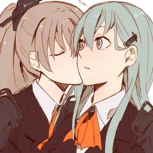 Anime Hugs, Kisses & Random sticker 😚