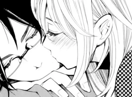Стікер Telegram «Anime Hugs, Kisses & Random» 😘