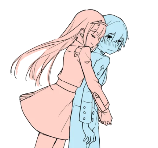 Anime Hugs, Kisses & Random stiker ❤️