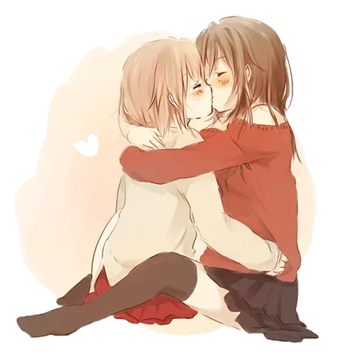 Стікер Anime Hugs, Kisses & Random ❤️