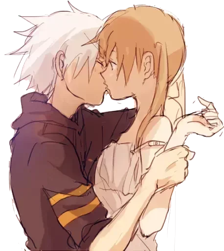 Telegram stiker «Anime Hugs, Kisses & Random» ❤️