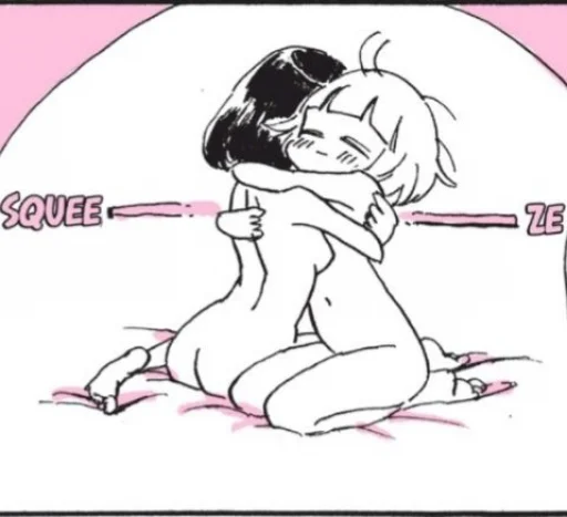 Стикер Telegram «Anime Hugs, Kisses & Random» ❤️