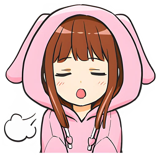 Аниме-тян emoji 😌