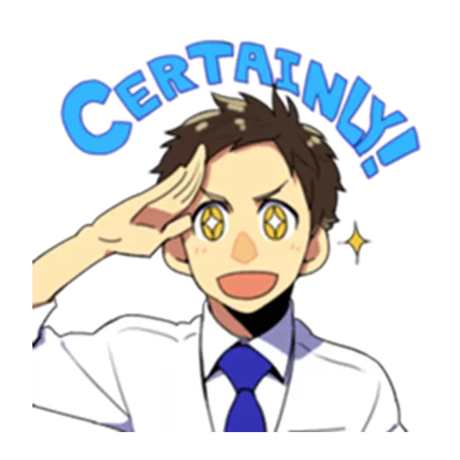 Telegram Sticker «Anime» ✋