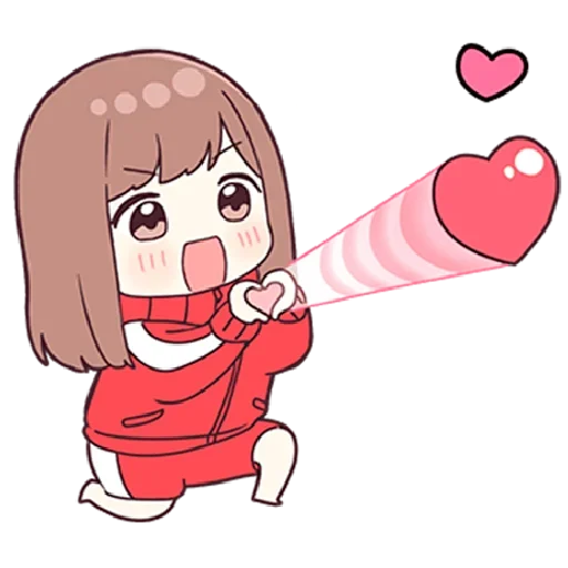 Telegram Sticker «Anime Small Girl» 😘