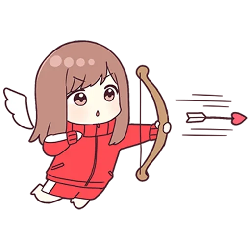 Telegram stiker «Anime Small Girl» 🏹