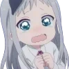 Telegram emojisi «Animegirl Emoji» 🫣