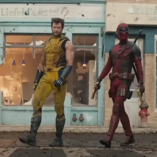 Стикер Deadpool and Wolverine 🟡