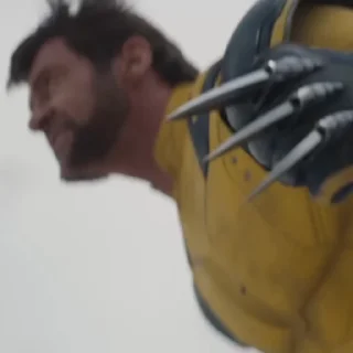 Deadpool and Wolverine sticker 🟡