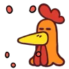 Емодзі Annoying Duck 🐔